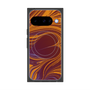 Premium Square Case with Pixelsnap［ y2k(Year2000) - Heart - High contrast Orange ］