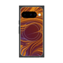 Premium Square Case with Pixelsnap［ y2k(Year2000) - Heart - High contrast Orange ］
