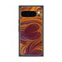 Premium Square Case with Pixelsnap［ y2k(Year2000) - Heart - High contrast Orange ］