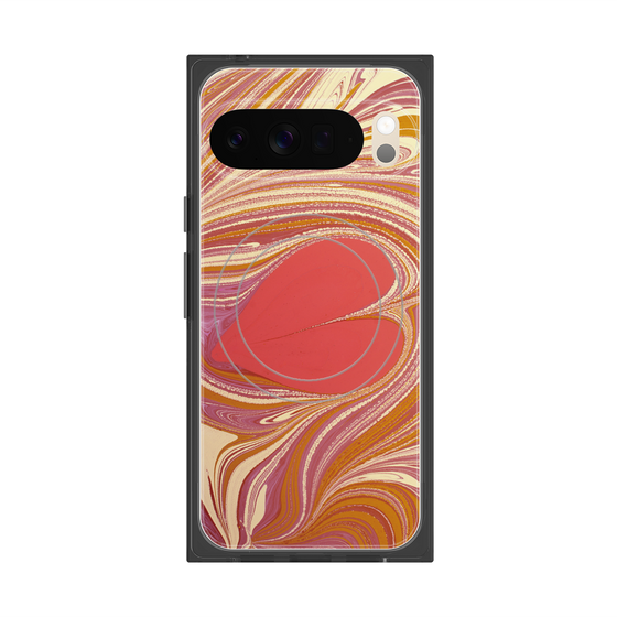 Premium Square Case with Pixelsnap［ y2k(Year2000) - Heart - Mixed Pink ］