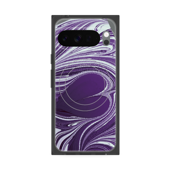 Premium Square Case with Pixelsnap［ y2k(Year2000) - Heart - Rich Purple ］