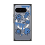 Premium Square Case with Pixelsnap［ PAINTING SMILE Blue ］