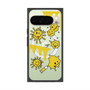 Premium Square Case with Pixelsnap［ PAINTING SMILE Yellow ］