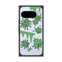 Premium Square Case with Pixelsnap［ PAINTING SMILE Green ］