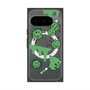 Premium Square Case with Pixelsnap［ PAINTING SMILE Green ］