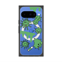 Premium Square Case with Pixelsnap［ PAINTING SMILE Green ］
