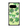 Premium Square Case with Pixelsnap［ PAINTING SMILE Green ］