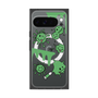 Premium Square Case with Pixelsnap［ PAINTING SMILE Green ］