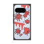 Premium Square Case with Pixelsnap［ PAINTING SMILE Red ］
