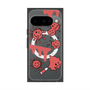 Premium Square Case with Pixelsnap［ PAINTING SMILE Red ］