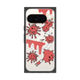 Premium Square Case with Pixelsnap［ PAINTING SMILE Red ］