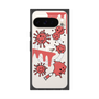 Premium Square Case with Pixelsnap［ PAINTING SMILE Red ］