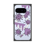 Premium Square Case with Pixelsnap［ PAINTING SMILE Purple ］