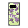 Premium Square Case with Pixelsnap［ PAINTING SMILE Purple ］