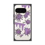 Premium Square Case with Pixelsnap［ PAINTING SMILE Purple ］