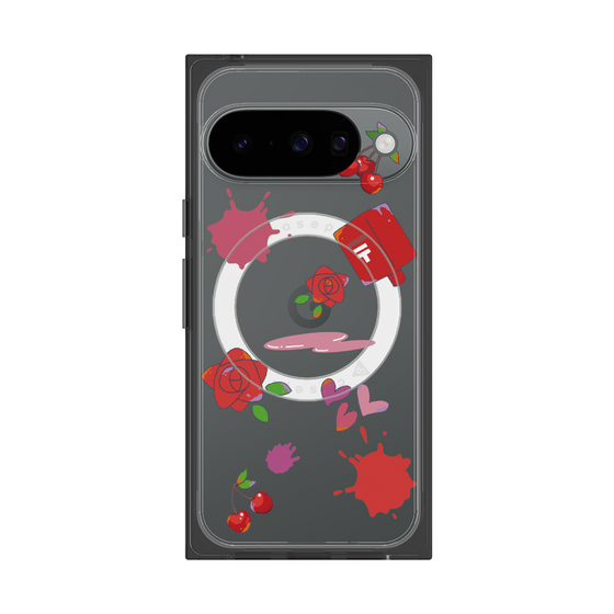 Premium Square Case with Pixelsnap［ DRAWING PAPER Red ］