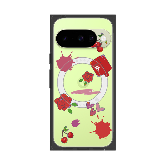 Premium Square Case with Pixelsnap［ DRAWING PAPER Red ］