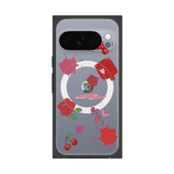 Premium Square Case with Pixelsnap［ DRAWING PAPER Red ］