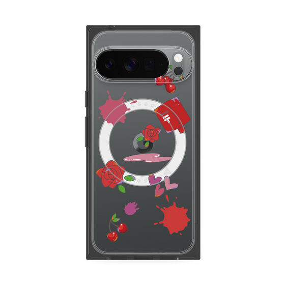 Premium Square Case with Pixelsnap［ DRAWING PAPER Red ］