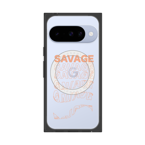 Premium Square Case with Pixelsnap［ SAVAGE Orange ］
