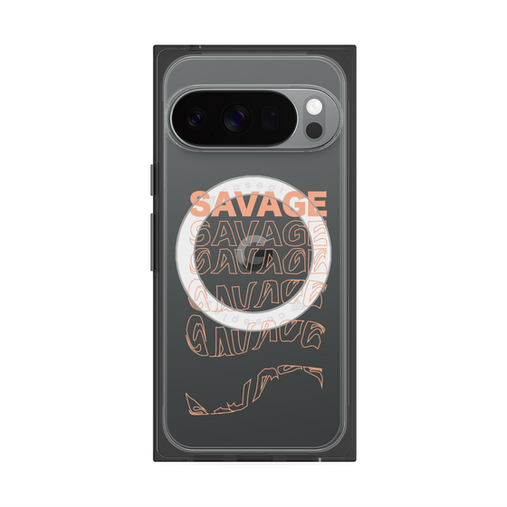 Premium Square Case with Pixelsnap［ SAVAGE Orange ］