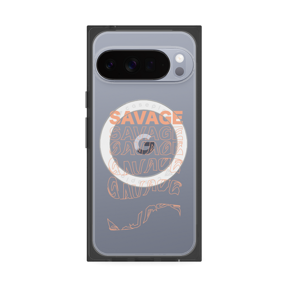 Premium Square Case with Pixelsnap［ SAVAGE Orange ］