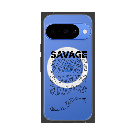 Premium Square Case with Pixelsnap［ SAVAGE Black ］