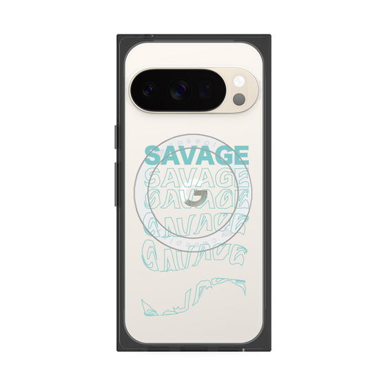 Premium Square Case with Pixelsnap［ SAVAGE Blue ］