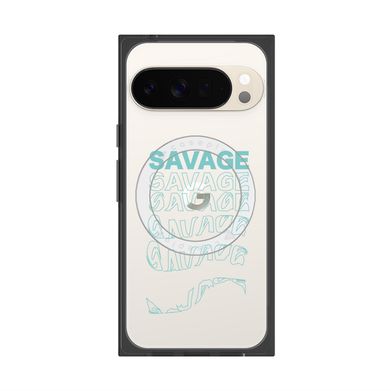 Premium Square Case with Pixelsnap［ SAVAGE Blue ］