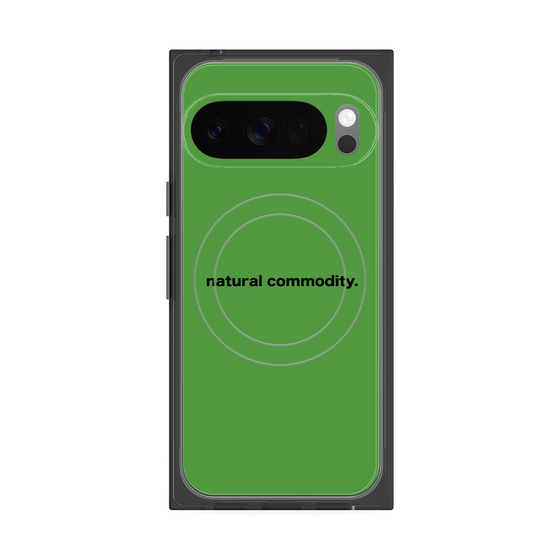 Premium Square Case with Pixelsnap［ NATURAL COMMODITY Green ］