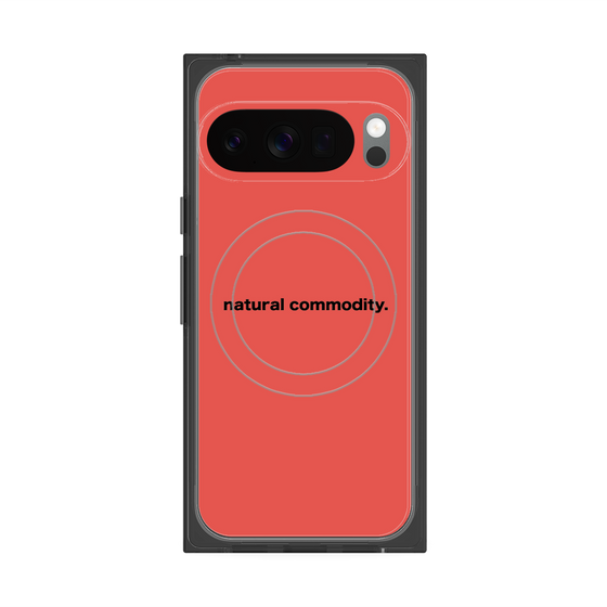 Premium Square Case with Pixelsnap［ NATURAL COMMODITY Red ］