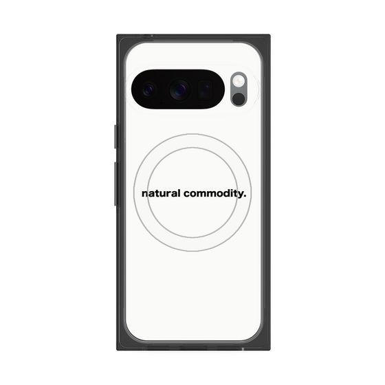 Premium Square Case with Pixelsnap［ NATURAL COMMODITY White ］