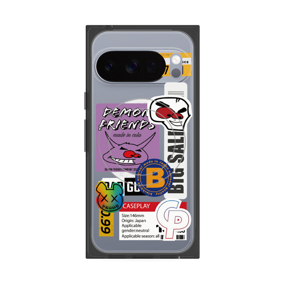 Premium Square Case with Pixelsnap［ Demon Friends Sticker .4 ］