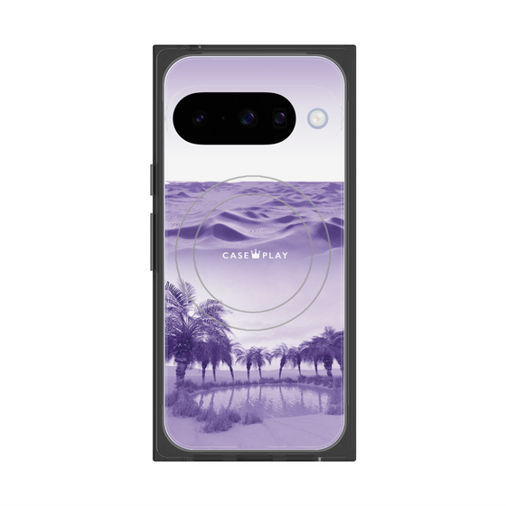 Premium Square Case with Pixelsnap［ Oasis & Desert ］