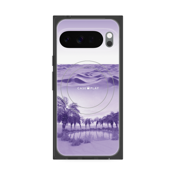 Premium Square Case with Pixelsnap［ Oasis & Desert ］