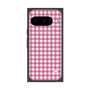 Premium Square Case with Pixelsnap［ Checkered Pink ］