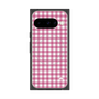 Premium Square Case with Pixelsnap［ Checkered Pink ］