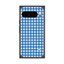 Premium Square Case with Pixelsnap［ Checkered Blue ］