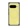 Premium Square Case with Pixelsnap［ Checkered Yellow ］