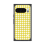 Premium Square Case with Pixelsnap［ Checkered Yellow ］