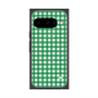 Premium Square Case with Pixelsnap［ Checkered Green ］