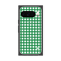 Premium Square Case with Pixelsnap［ Checkered Green ］