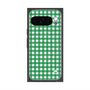 Premium Square Case with Pixelsnap［ Checkered Green ］