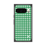 Premium Square Case with Pixelsnap［ Checkered Green ］
