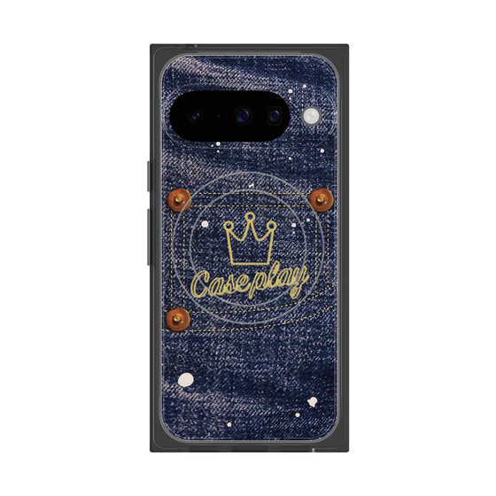 Premium Square Case with Pixelsnap［ Denim Used Jeans ］