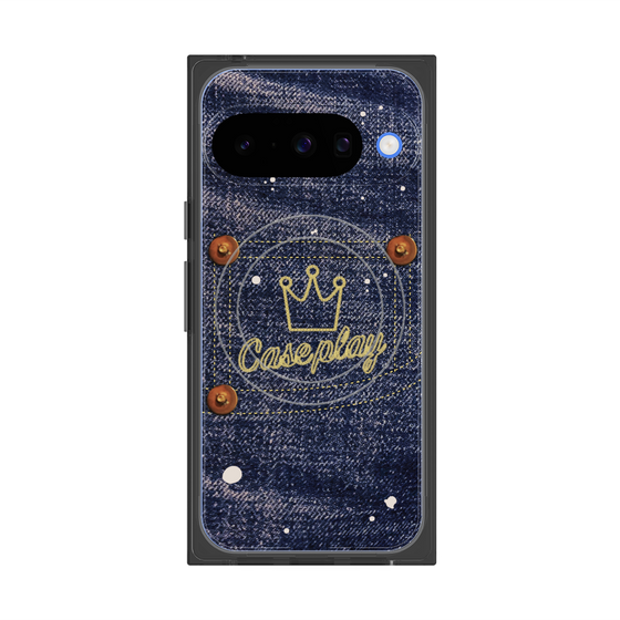Premium Square Case with Pixelsnap［ Denim Used Jeans ］