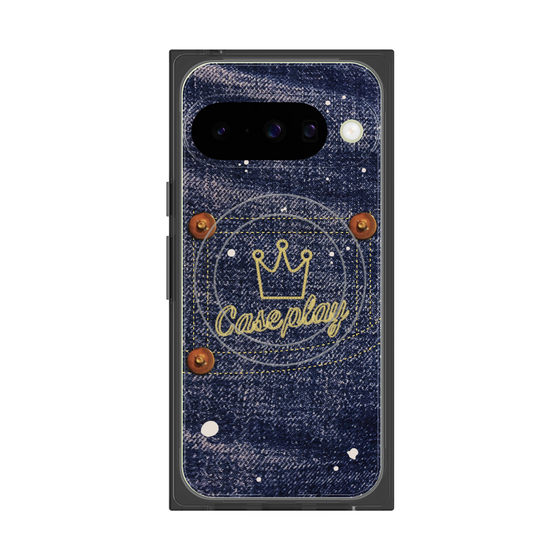 Premium Square Case with Pixelsnap［ Denim Used Jeans ］