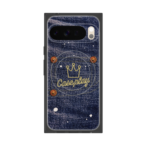 Premium Square Case with Pixelsnap［ Denim Used Jeans ］