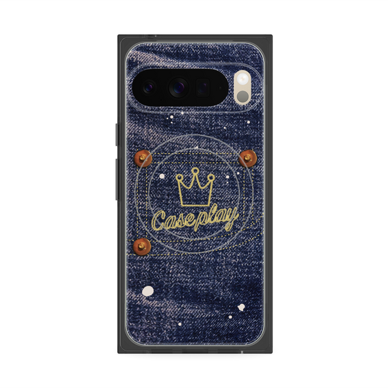 Premium Square Case with Pixelsnap［ Denim Used Jeans ］