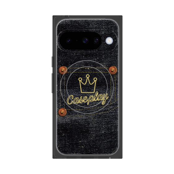 Premium Square Case with Pixelsnap［ Denim Indigo Jeans ］